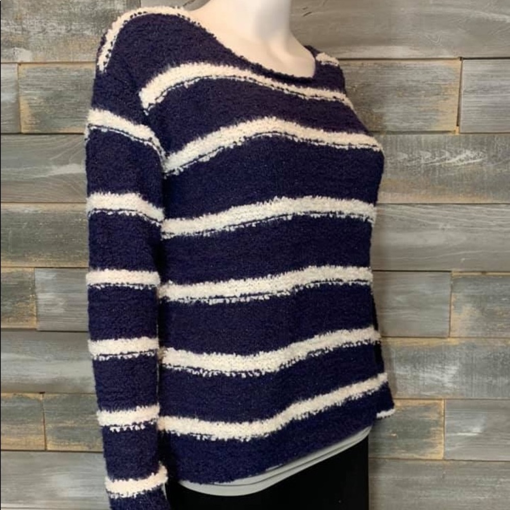 Navy stripe sweater